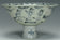 A MING DYNASTY BLUE AND WHITE FIGURAL STEM BOWL 15TH CENTURY