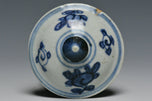 A LATE MING DYNASTY BLUE AND WHITE FIGURAL JAR