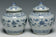 A PAIR OF MING DYNASTY BLUE AND WHITE JARS 16TH CENTURY