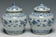 A PAIR OF MING DYNASTY BLUE AND WHITE JARS 16TH CENTURY