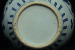 A LATE MING DYNASTY BLUE AND WHITE BOYS JAR