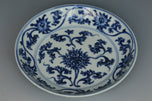 A QING DYNASTY DISH CHENGHUA MARK KANGXI PERIOD EX. CHRISTIE'S 2014