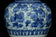 A LATE MING DYNASTY BLUE AND WHITE JAR