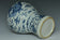 A LATE MING DYNASTY BLUE AND WHITE DRAGON VASE AND BOX