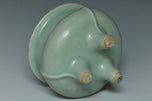 A SONG DYNASTY LONGQUAN CELADON TRIPOD INCENSE BURNER