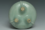 A SONG DYNASTY LONGQUAN CELADON TRIPOD INCENSE BURNER