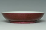 A COPPER RED GLAZED DISH GUANGXU MARK AND PERIOD EX. CHRISTIE'S 1990