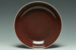 A COPPER RED GLAZED DISH QIANLONG MARK AND PERIOD EX. CHRISTIE'S 2014