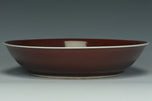 A COPPER RED GLAZED DISH QIANLONG MARK AND PERIOD EX. CHRISTIE'S 2014