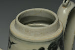 AN EARLY MING DYNASTY BLUE AND WHITE WINE EWER EX. CHRISTIE'S 2009