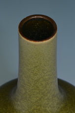 A QING DYNASTY TEADUST GLAZED VASE QIANLONG PERIOD EX. CHRISTIE'S 2014