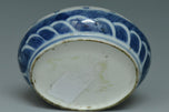 A LATE QING DYNASTY BLUE AND WHITE DRAGON BOX EX. CHRISTIE'S 2013