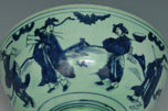 A LATE MING DYNASTY EIGHT IMMORTALS BOWL EX. CHRISTIE'S 2014
