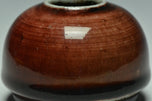 A QING DYNASTY COPPER RED GLAZED WATERPOT QIANLONG PERIOD EX. CHRISTIE'S 2014