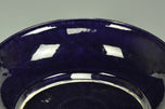 AN AUBERGINE GLAZED DISH QIANLONG MARK AND PERIOD EX. CHRISTIE'S 2014