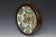 A FRAMED QING DYNASTY FAMILLE ROSE DISH 19TH CENTURY EX. CHRISTIE'S
