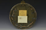 A FRAMED QING DYNASTY FAMILLE ROSE DISH 19TH CENTURY EX. CHRISTIE'S