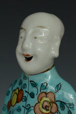 A QING DYNASTY FIGURE OF BOY QIANLONG PERIOD EX. CHRISTIE'S 2012