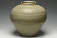 A YUAN DYNASTY CELADON GLAZED JAR