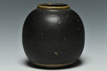 A TANG DYNASTY BLACK GLAZED JAR