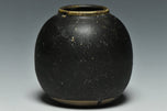 A TANG DYNASTY BLACK GLAZED JAR