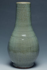 A MING DYNASTY LONGQUAN CELADON VASE EX. CHRISTIE'S