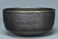 A QING DYNASTY BRONZE RITUAL BOWL