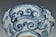 A MING DYNASTY BLUE AND WHITE RITUAL BOWL 15TH CENTURY