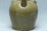 A JIN DYNASTY YUE CELADON CHICKEN-HEAD EWER