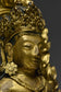 A GILT-BRONZE FIGURE OF AMITAYUS QIANLONG MARK AND PERIOD