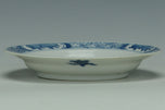 A QING DYNASTY BLUE AND WHITE DISH HALL MARK KANGXI PERIOD EX. CHRISTIE'S