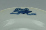 A QING DYNASTY BLUE AND WHITE DISH HALL MARK KANGXI PERIOD EX. CHRISTIE'S
