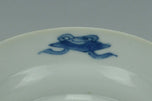 A QING DYNASTY BLUE AND WHITE DISH HALL MARK KANGXI PERIOD EX. CHRISTIE'S