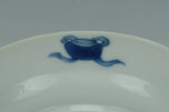 A QING DYNASTY BLUE AND WHITE DISH HALL MARK KANGXI PERIOD EX. CHRISTIE'S