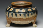 A TANG DYNASTY SANCAI-GLAZED INCENSE BURNER WITH TL TEST