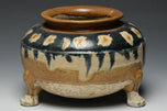 A TANG DYNASTY SANCAI-GLAZED INCENSE BURNER WITH TL TEST