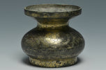 A HAN DYNASTY GILT BRONZE JAR