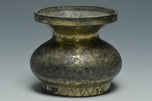 A HAN DYNASTY GILT BRONZE JAR