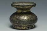 A HAN DYNASTY GILT BRONZE JAR