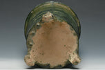 A HAN DYNASTY GREEN GLAZED POTTERY MODEL OF A GRANARY