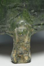 A HAN DYNASTY GREEN GLAZED POTTERY MODEL OF A GRANARY