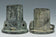 TWO HAN DYNASTY BRONZE CHARIOT FITTINGS