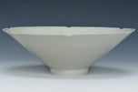 A SONG DYNASTY HUTIAN QINGBAI CARVED BOYS LOBED BOWL