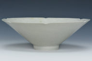A SONG DYNASTY HUTIAN QINGBAI CARVED BOYS LOBED BOWL