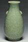 A MING DYNASTY LONGQUAN CELADON GLAZED VASE