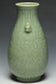 A MING DYNASTY LONGQUAN CELADON GLAZED VASE