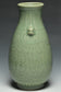 A MING DYNASTY LONGQUAN CELADON GLAZED VASE