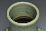 A MING DYNASTY LONGQUAN CELADON GLAZED VASE