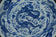 A BLUE AND WHITE DRAGON DISH KANGXI MARK 19TH CENTURY