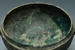 A HAN DYNASTY ARCHAIC BRONZE DOU RITUAL VESSEL AND COVER